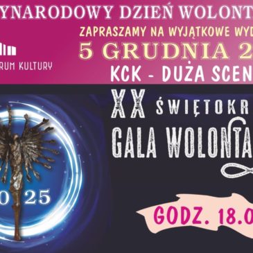 Zapraszamy na XX Świętokrzyską Galę Wolontariatu