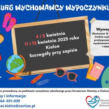 Zapisy na Kurs wychowawcy wypoczynku